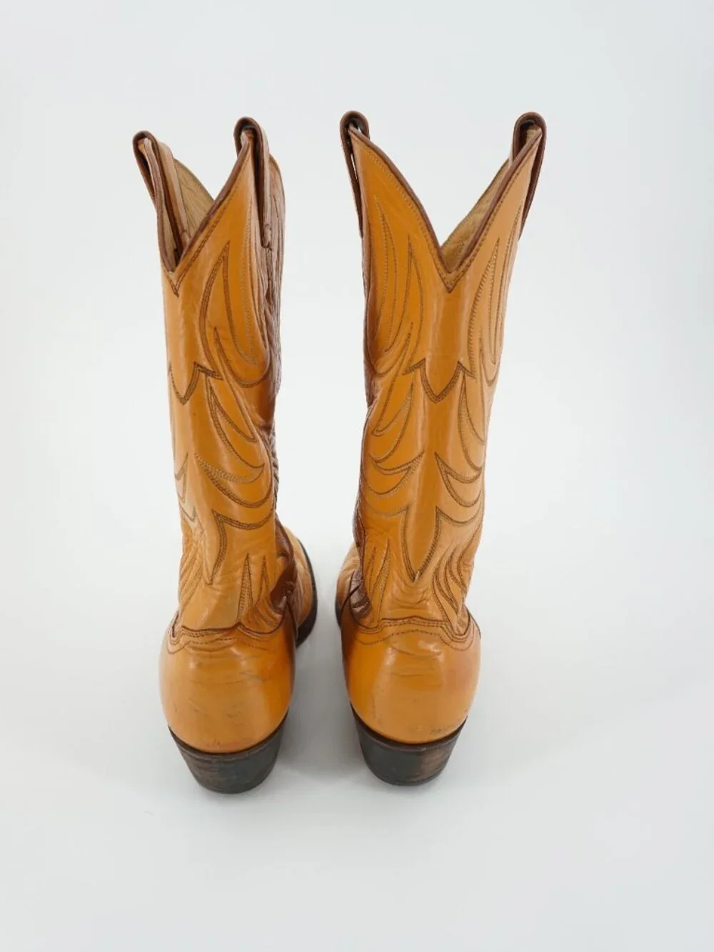 Share Justin Western Boots Brown Leather Style # T778 Men's Size 9D